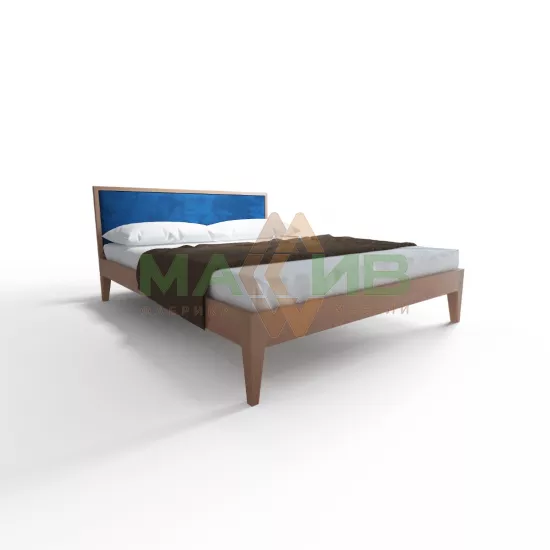 Кровати Кровать "СКАНДИ 4" со спинкой из МДФ + шпон